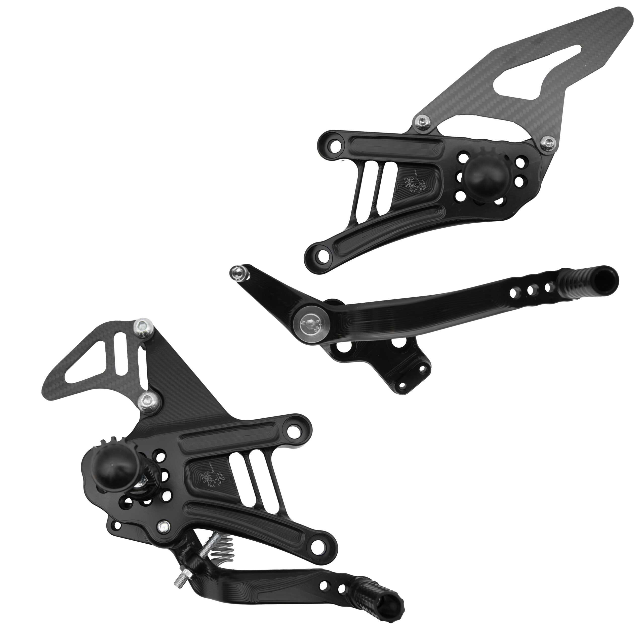 Spider Racing Verstelbare Rearsets EVO Yamaha R9