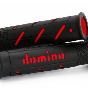 Domino Road/Racing Handvatten Zwart/Rood – Universeel 22/26 mm