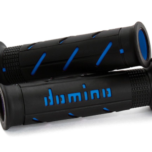 Domino Road/Racing Handvatten Zwart/Blauw – Universeel 22/26 mm