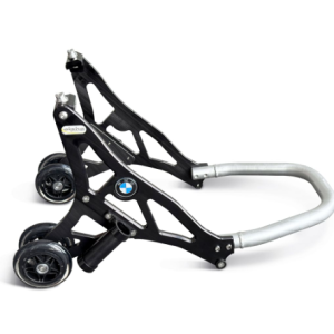 Alpha Racing Aluminium Voorpaddockstand Zwart / Blauw