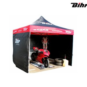 BIHR Home Track Paddock Tent 3x3 meter incl. 3 afneembare zijpanelen