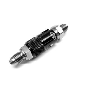 HEL titanium/aluminium snelkoppeling voor remleiding – zwart